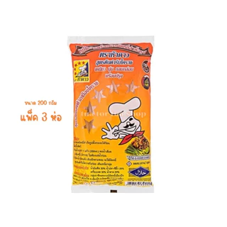 หมี่โคราช ตราห้าดาว ขนาด200 กรัม แพ็ค3ห่อ