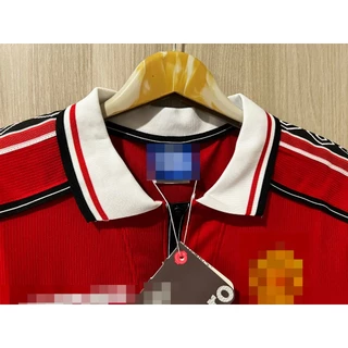 Retro เสื้อบอลย้อนยุค llมuยู Home เหย้า 1999/2000 คอซิป พร้อมอามและเบอชื่อกำมะหยี่ตรงปี