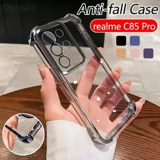เคสใส ขอบสี กันเลนส์กล้อง สำหรับ Oppo Realme C85 กันกระแทก