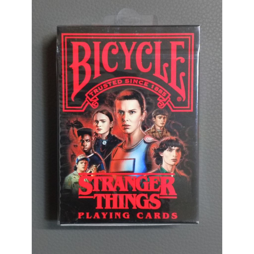 (Sealed Box) การ์ด Bicycle Stranger Things Family Cards