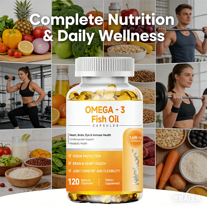 น้ำมันตับปลา Omega-3 เพื่อโภชนาการที่ครบถ้วนและสุขภาพประจำวัน