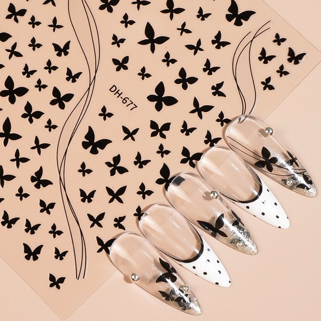 สติกเกอร์ผีเสื้อวิ๋งๆหรูหรา 3D แผ่นละ 9 บาท สินค้าพร้อมส่งในไทย