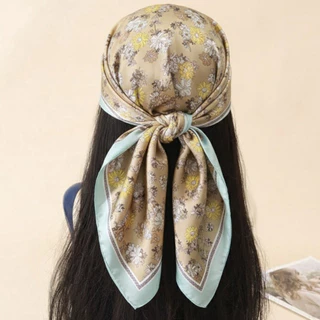 P&Pส่งไว! ผ้าโพกหัวขนาดผ้าพันคอ70x70ลายคลาสสิค classic scarf luxury brand สไตล์เกาหลี