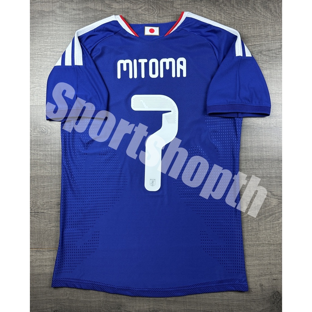 PLAYER :  เสื้อฟุตบอล ทีมชาติ ญี่ปุ่n Home เหย้า ฟุตบอลโลกปี 2026 พร้อมเบอร์ชื่อ 7 MITOMA
