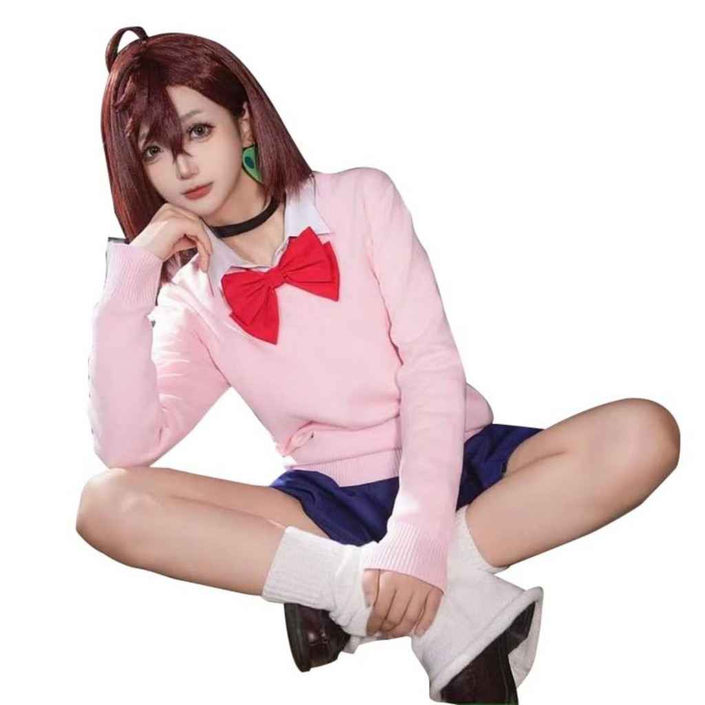 Ayase Momo คอสตูมคอสเพลย์ อะนิเมะ Dandadan ชุดคอสเพลย์ เครื่องแบบคอสเพลย์ เสื้อผ้าผู้หญิงวันฮาโลวีน - รูปที่ 3