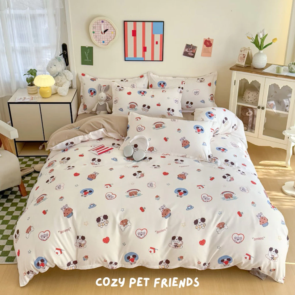 ชุดผ้าปูที่นอน Lovely Cozy Series ครบเซ็ต 6 ชิ้น thumbnail 8