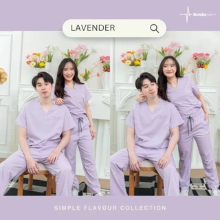 ชุดสครับขาตรง กางเกงทรงสุภาพ (ปักชื่อ) Scrubs STAT รุ่น "Simple Flavour Collection" 3 สีใหม่