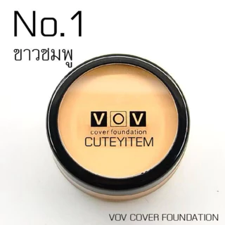 :: VOV :: Cover Foundation วีโอวี รองพื้นเนื้อครีม ตลับดำ