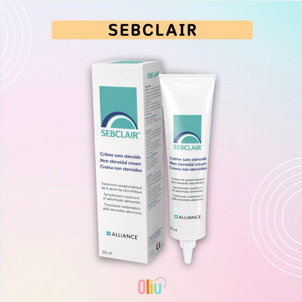 Sebclair Cream เซ็บแคร์ เซ็บเดิร์ม อาการคัน ลอกเป็นขุย ผิวแพ้ง่าย 30ml