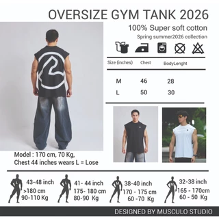Musculo เสื้อกล้ามโอเวอร์ไซส์ 2026 logo edition