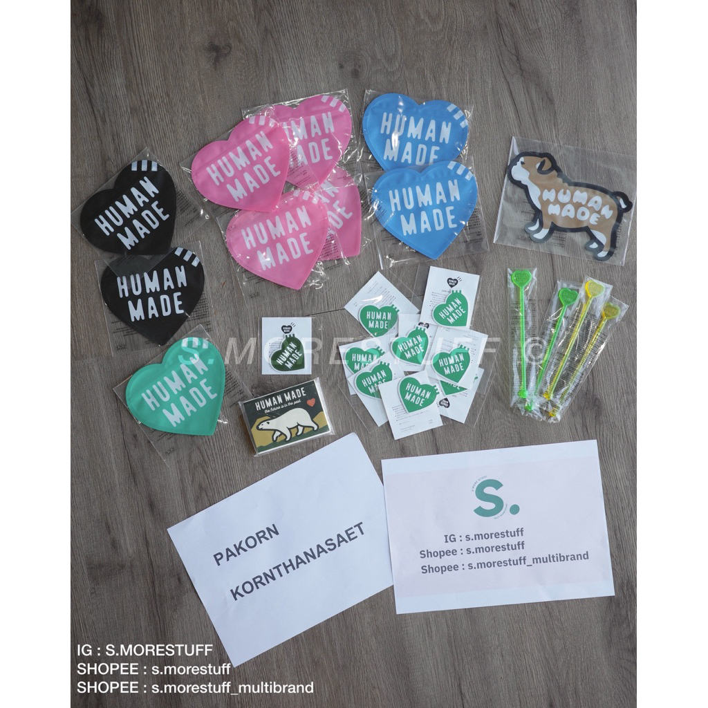 Human made – ถุง Zip Lock / Sticker / ไม้คนเครื่องดื่ม