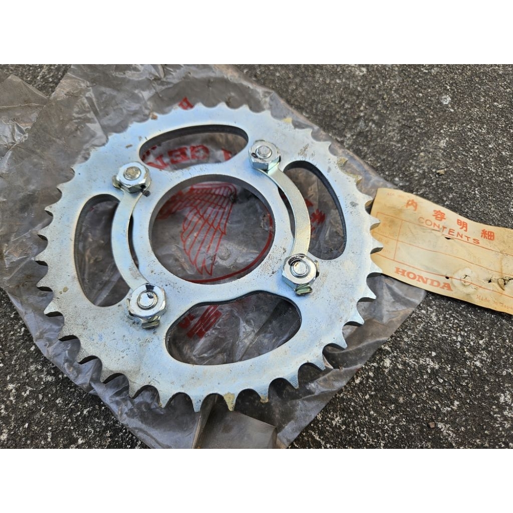 สเตอหลัง 38ฟัน แท้ใหม่ ญี่ปุ่น Honda CB175 CL175 CB175K CD175K CA175 CB160 CL160