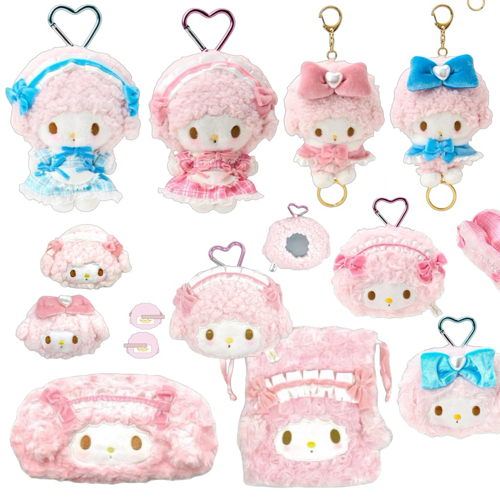 พวงกุญแจ ตุ๊กตา กิ๊บติดผม กระจก กระเป๋า ถุงผ้ารูด Sanrio My sweet piano นำเข้าจากประเทศญี่ปุ่นแท้100%