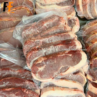 สันนอกวัวตัดสเต็กแช่แข็ง 1 กิโลกรัม (4-5ชิ้น) | FROZEN BEEF SIRLOIN CUT STEAK