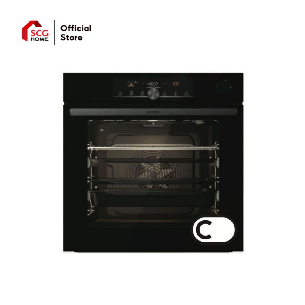 Gorenje เตาอบ Built-in single oven, 60cm, SteamAssist, Wifi, 77L รุ่น BSA6747A04BGWI