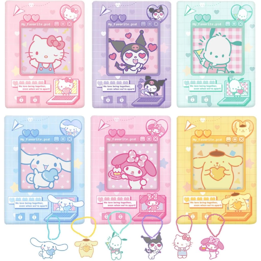 ส่งจากไทย Ins Sanrio 40อัลบั้มรูปโพลารอยด์ 3 นิ้ว พร้อมช่องใส่บัตร PVC ลายการ์ตูนน่ารัก อัลบั้มภาพ