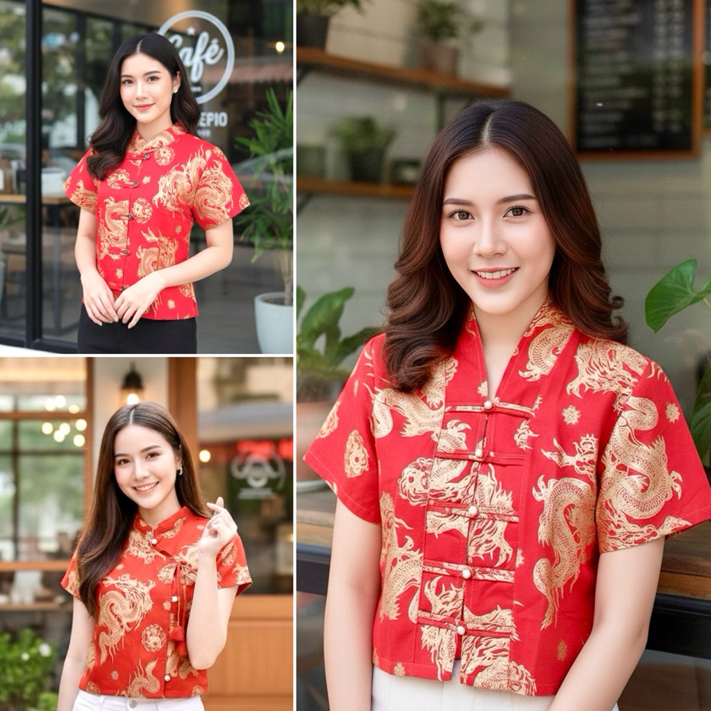 เสื้อตรุษจีน ผู้หญิง