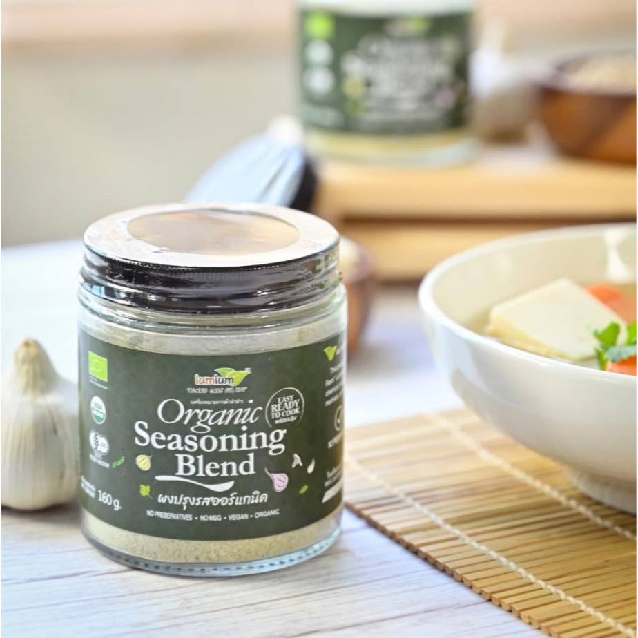 LUMLUM Organic ลำลำ ผงปรุงรสอาหารออร์แกนิค 160 กรัม