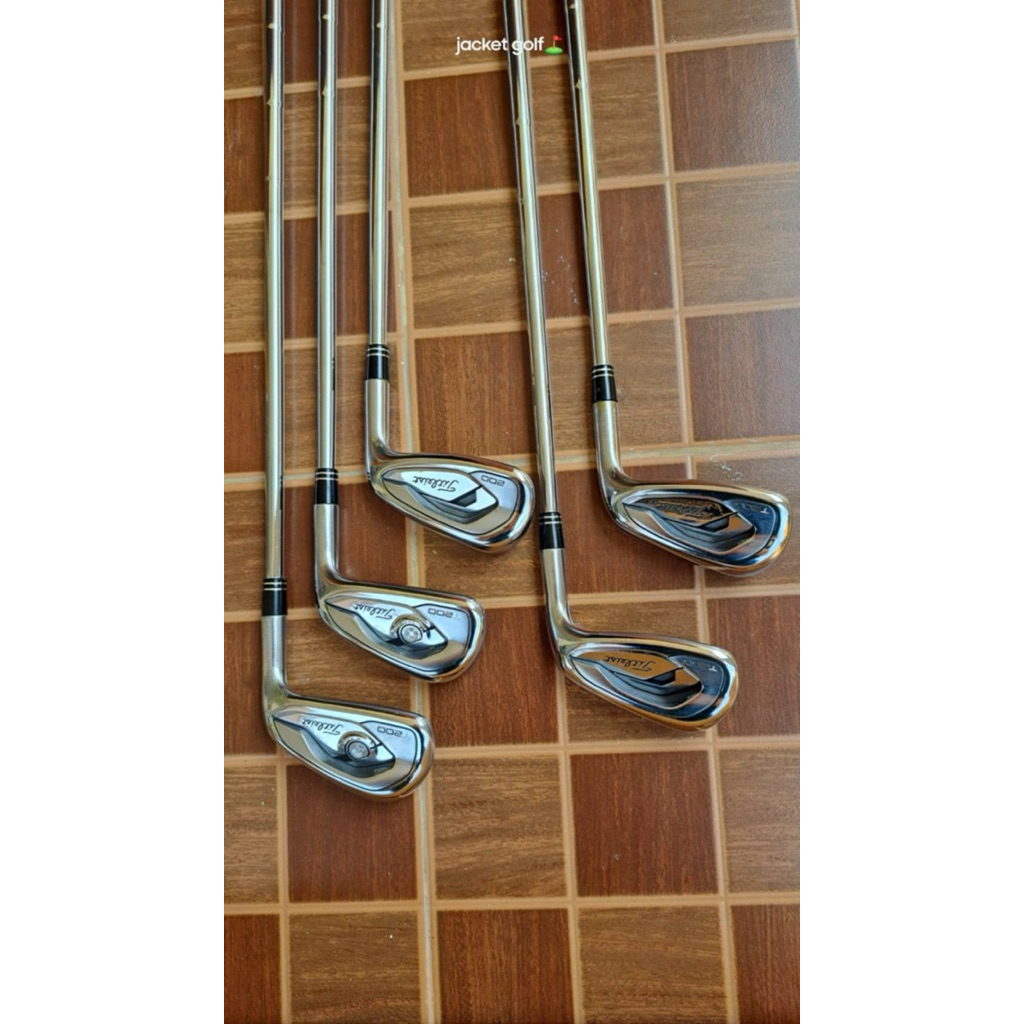 ไม้กอล์ฟ มือสองสภาพดี ชุดเหล็ก Titleist T200 6-P 5 ชิ้น ก้าน Dynamic Gold S200 Flex S
