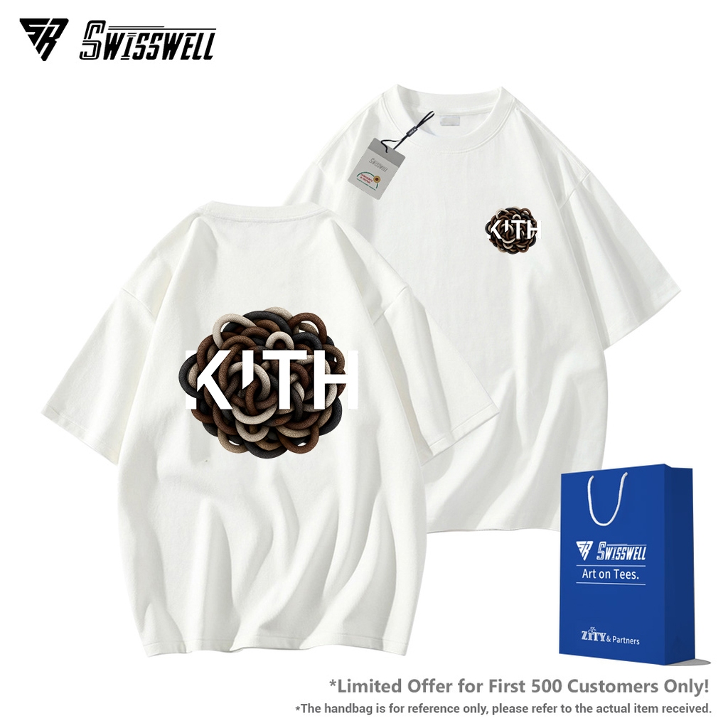 ✨SwissWell✨ cotton 100% เสื้อยืด คอกลม  เสื้อ essentials คุณภาพดี oversized เสื้อคู่รัก Holiday T-Sh