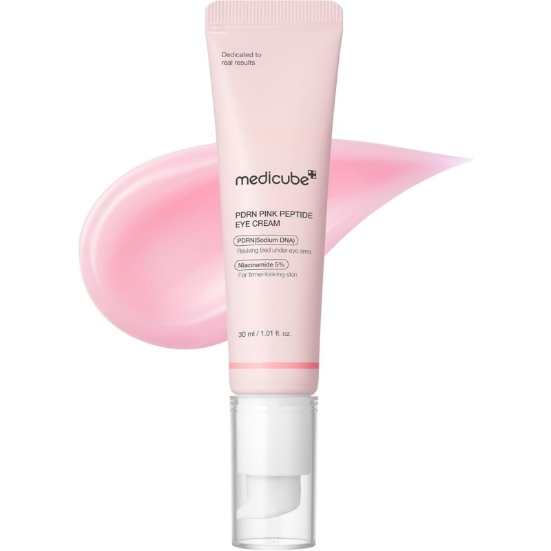 【ของแท้100%🇰🇷】Medicube PDRN PINK PEPTIDE EYE CREAM 30ml | ครีมใต้ตาสำหรับผิวแพ้ง่าย ปลอดภัย ไร้การระคายเคือง