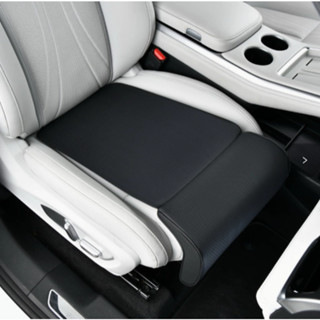 ที่รองขาในรถยนต์ เบาะรถหนังนิ่มเบาะรองนั่งขาหนังนิ่มเบาะรองน…