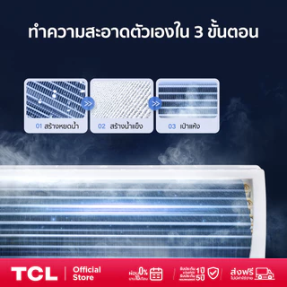 [New 2026] แอร์ TCL SaveIn AI Inverter ขนาด 9,200- 24,200 BTU เย็นเร็ว 30 วินาที | ประหยัดไฟ ทำงานเงียบ