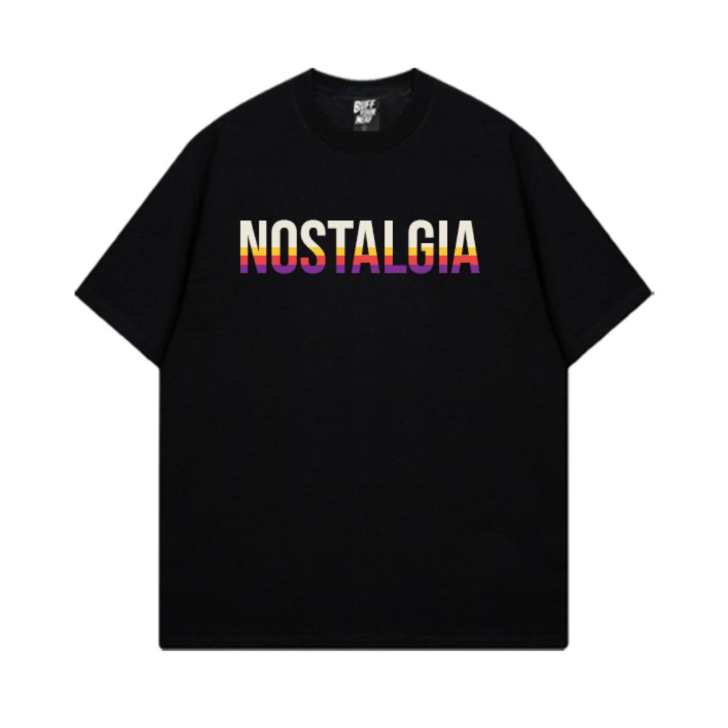 BUFF YOUR NERF | NOSTALGIA เสื้อยืดทรง Oversized สกรีนลายสุดเท่ ผ้า Premium USA Cotton 100%