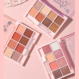 YOTAI อายแชโดว์ พาเลทอายแชโดว์ 8 สี Eyeshadow เนื้อใยไหม เนื้อแมท ประกายชิมเมอร์ กลิตเตอร์ สีสวย กันน้ํา ติดทนนาน