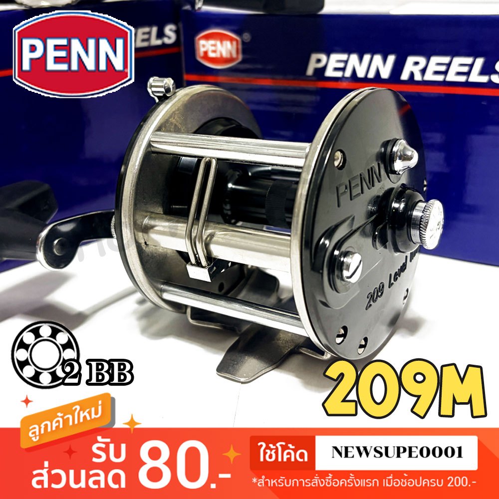[ส่งในไทย] รอกเบส รอกเบท Penn Trolling Reel 209M เพ็นน์ ทรอลลิ่ง 2BB