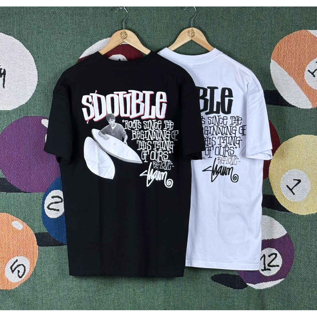 พร้อมส่ง👕 S-DOUBLE Pintails Tee