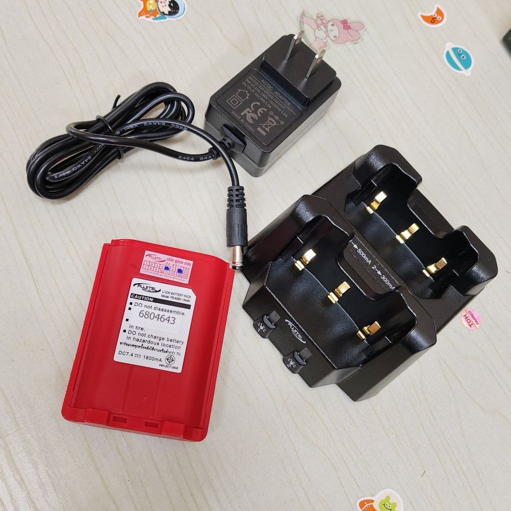 แท่นชาร์จ,แบตเตอรี่วิทยุสื่อสารFUJITEL FB609 FB644