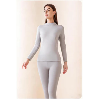 Plus Size~Deron thermal underwear set ชุดกันหนาวแฟชั่นฤดูหนาว กันความเย็นถึง -20℃（มีหลายสีให้เลือก）HOT