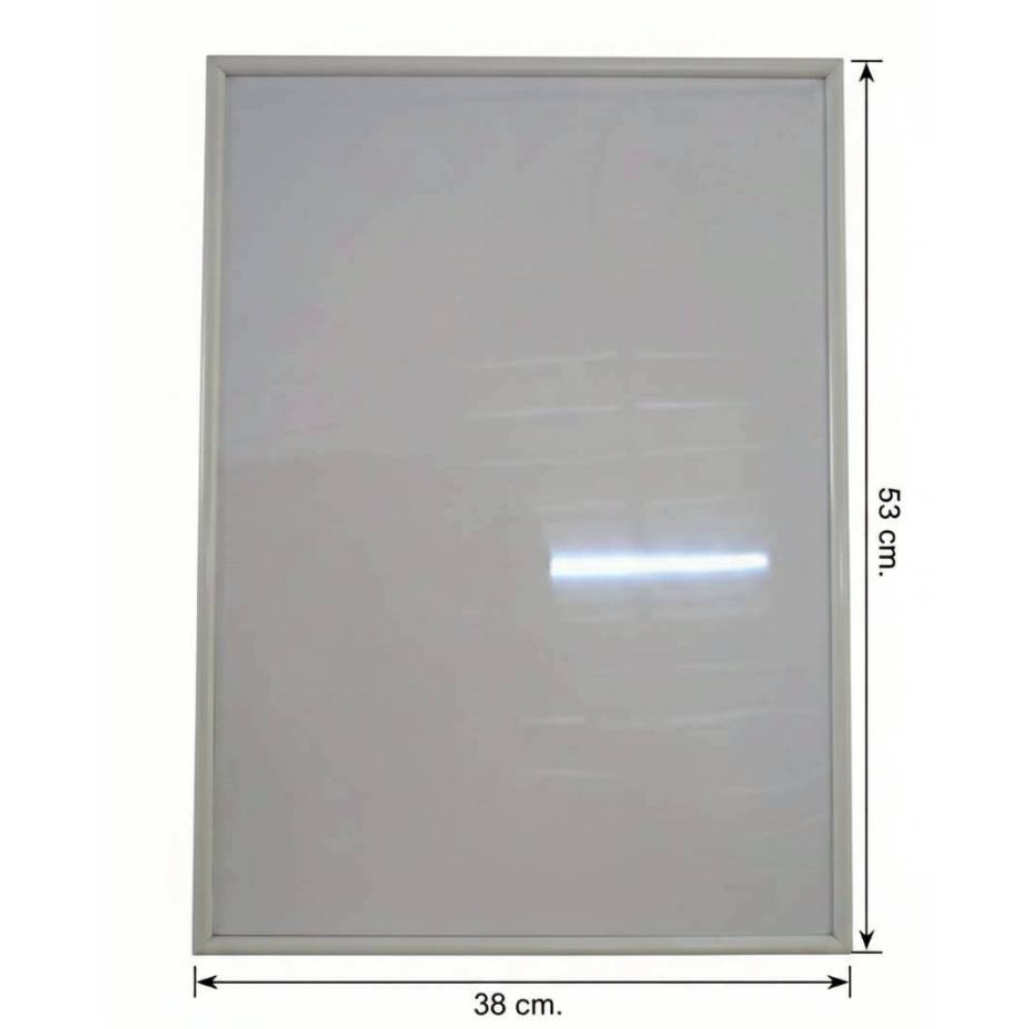 กรอบรูปสีขาว 53x38cm.กรอบรูป 53x38cm.สีขาว กรอบจิ๊กซอว์ PP Foam สีสันสดใส ติดผนังง่ายไม่ต้องกลัวหล่น