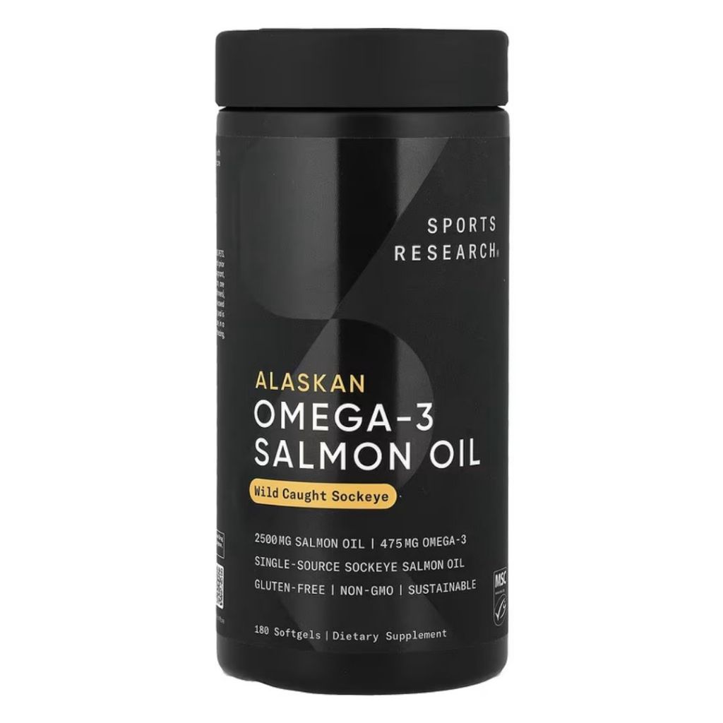 Alaskan Omega-3 Salmon Oil, Wild Caught Sockeye, มีขนาดให้เลือก