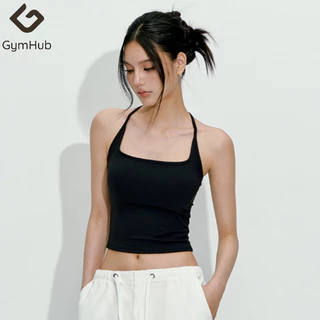 GymHub เสื้อกล้ามโยคะเสริมหลังสวย สำหรับวิ่งกลางแจ้ง ยกทรงกีฬาและฝึกพิลาทีส