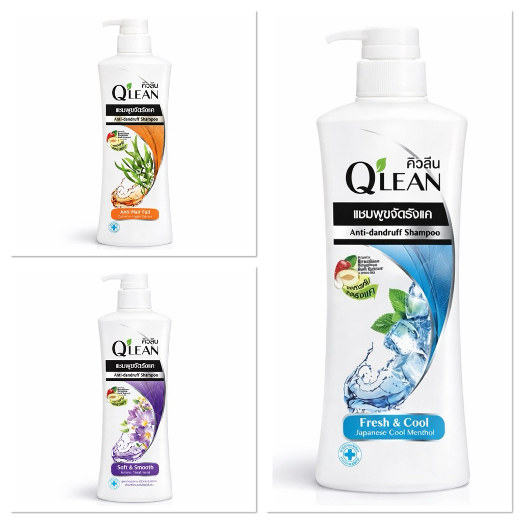 QLEAN คิวลีน แชมพู ขจัดรังแค สูตรเย็นสดชื่น รูปที่ 5