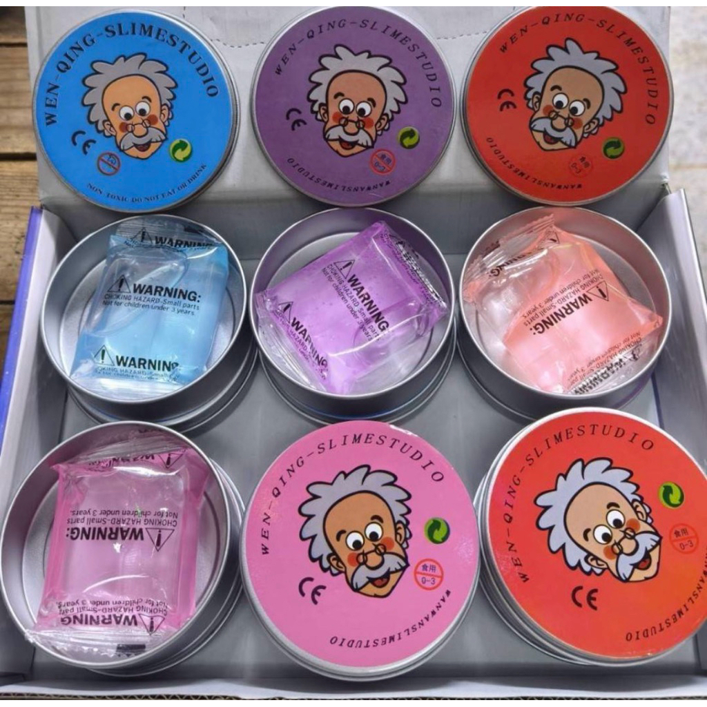 สไลม์ฉีกได้ เนื้อสัมผัสไม่เหนียว ยกกล่อง 12กระปุก สลามฉีกได้ สลามฉีก ราคาถูก Shopee Lazada