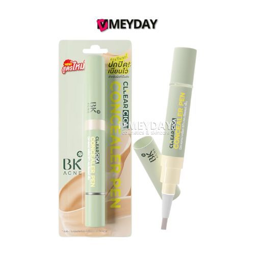 BK Acne Cllear Cica Concealer Pen บีเค แอคเน่ เคลียร์ ซิก้า คอนซีลเลอร์ เพ็น 4 กรัม