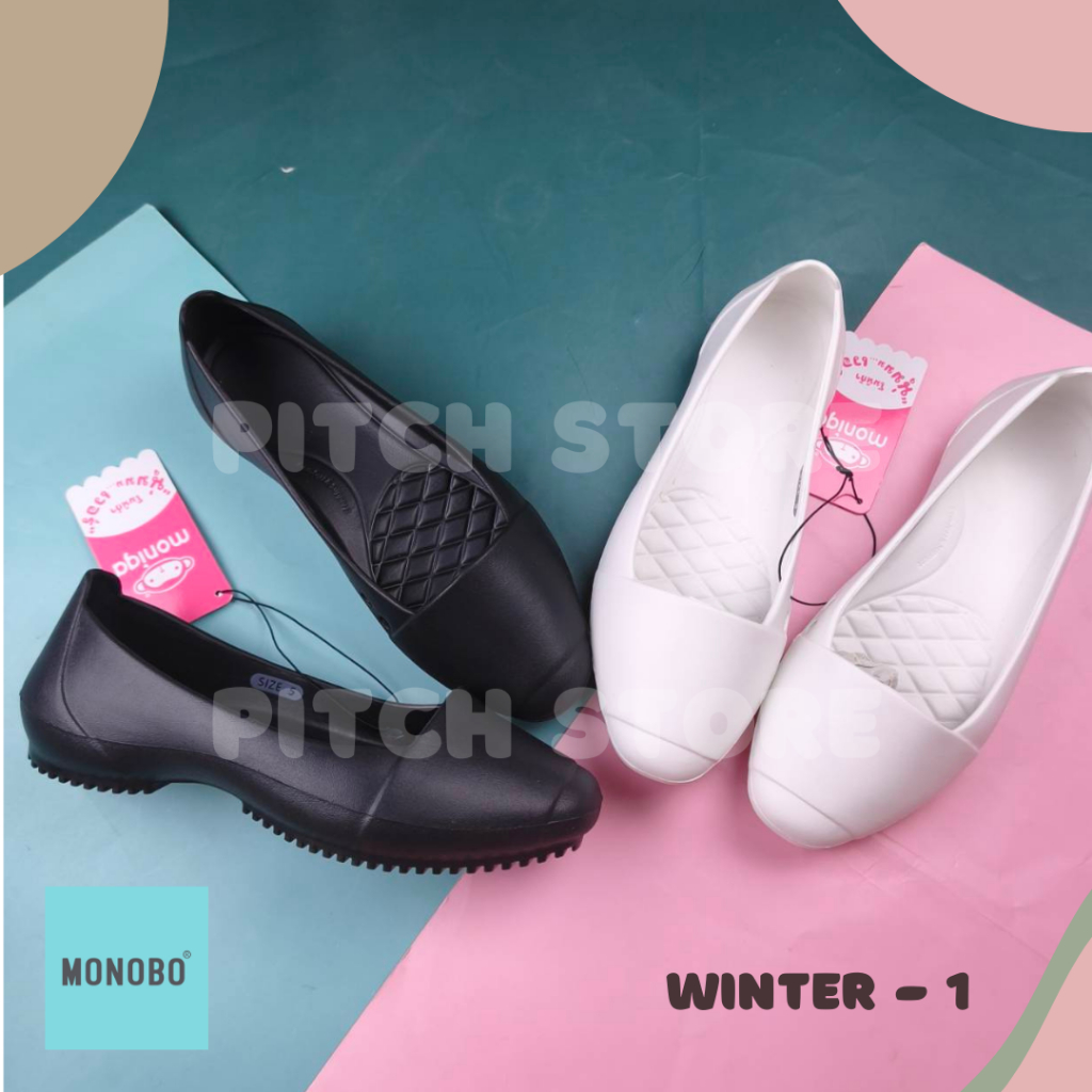 Moniga รองเท้าคัชชูยางแบบสวมผู้หญิง รุ่น (v.2) Winter1 (5-8)