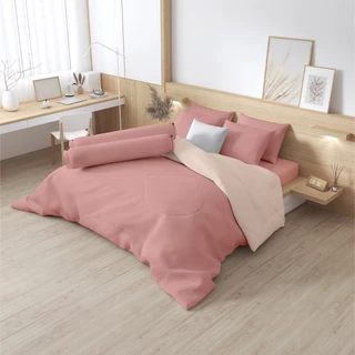 [ถูกที่สุด] Frolina Home Microtex ชุดผ้าปู ( Clearance ) Solid 330 TC ป้องกันไรฝุ่น รัดมุม 14 นิ้ว