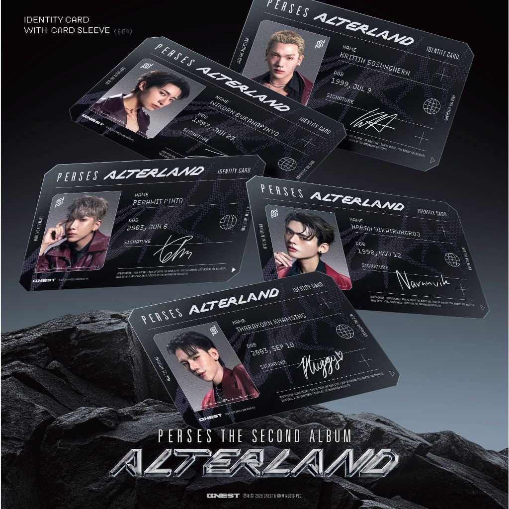 [Instock] PERSES ALTERLAND ALBUM - IDENTITY CARD