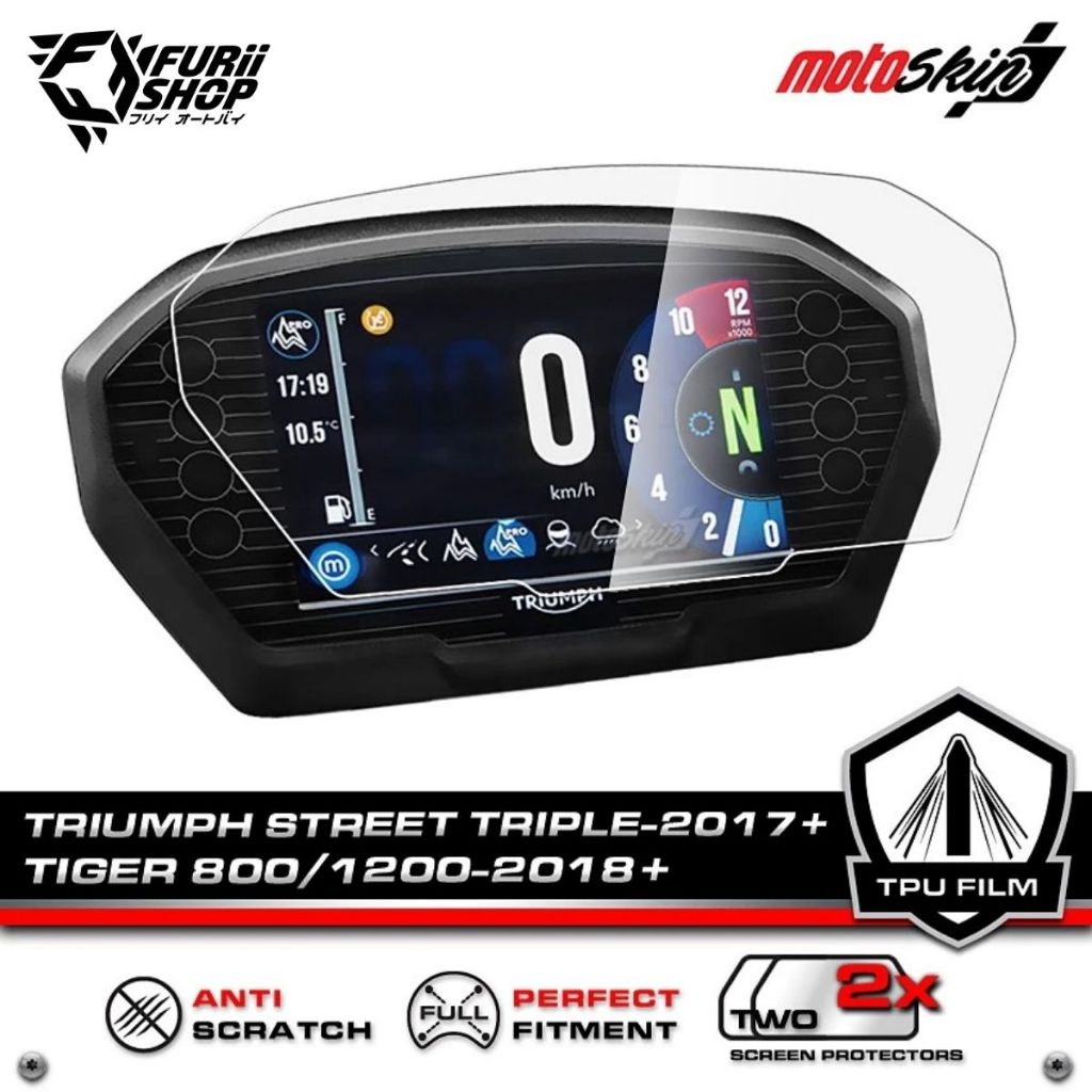 ฟิล์มกันรอยไมล์ MOTOSKIN TRIUMPH STREET TRIPLE765 (17-18)