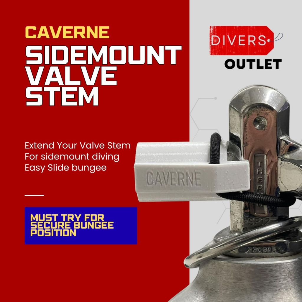 CAVERNE - Sidemount Diving Valve Stem Extension