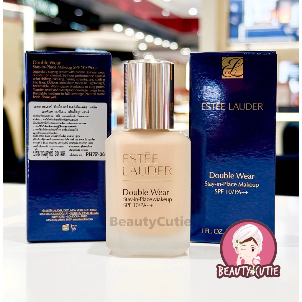 สูตรใหม่‼️🌟รองพื้น Estee Lauder Double Wear SPF10/PA++ 30 ml ผลิตปี 2025🌟ป้ายห้าง/ ป้ายคิง แท้💯 จากช็อป
