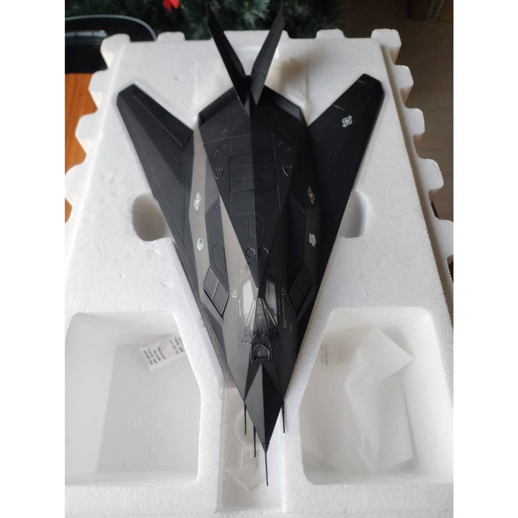 เครื่องบินรบ Lockheed F-117 Nighthawk ล็อกฮีด F117 ไนท์ฮอว์ก fighter plane metal ลำใหญ่ วัสดุเหล็ก