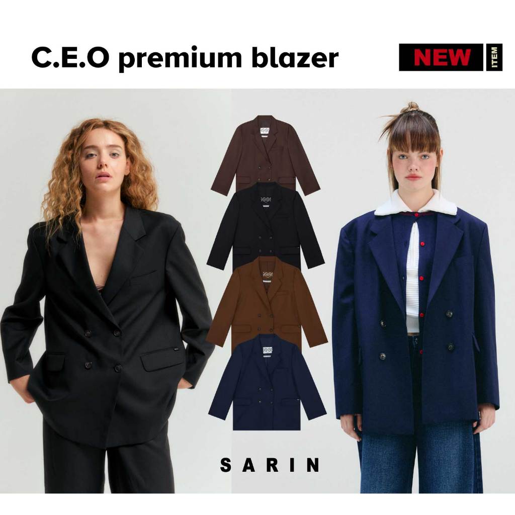 Sarin C E O premium blazer น้ำหนักเบาที่สุดที่เคยมี ผ้า wool นำเข้า
