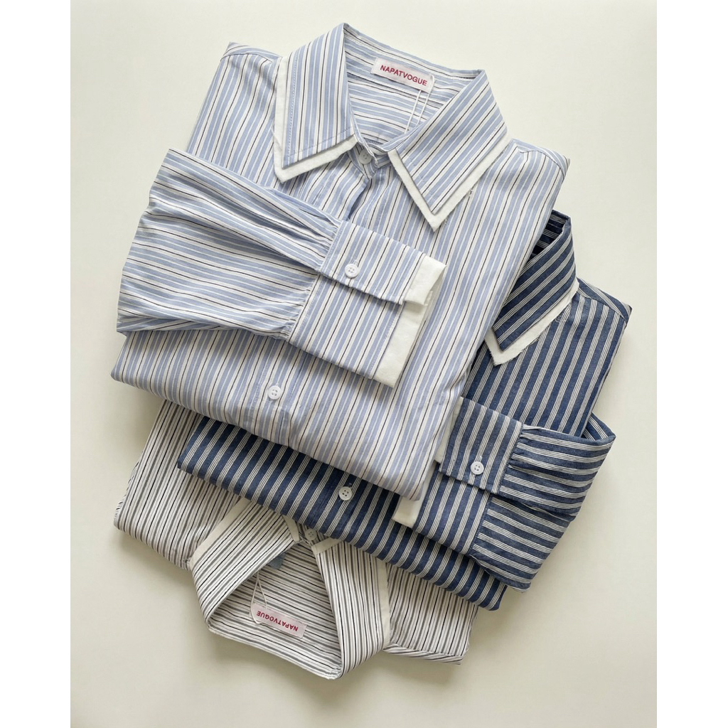 NAPATVOGUE - NPV TWO LAYER SHIRT (เสื้อเชิ้ตชายเสื้อแต่งเซอร์)