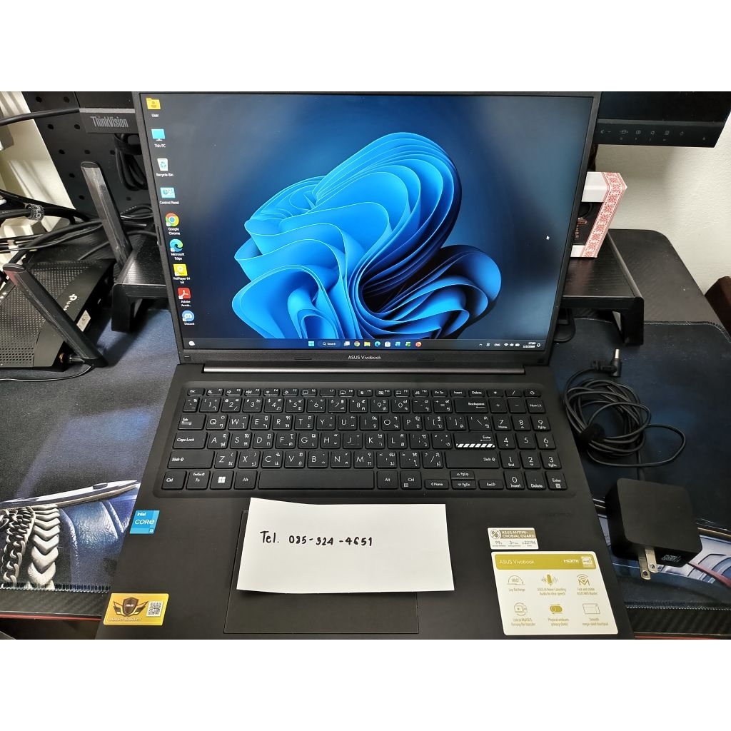 ขายโน๊ตบุ๊ค Asus Vivobook 16 X1605ZA-MB332W  Core i3-Gen12 / Ram 8gb /SSD 512gb มือสอง