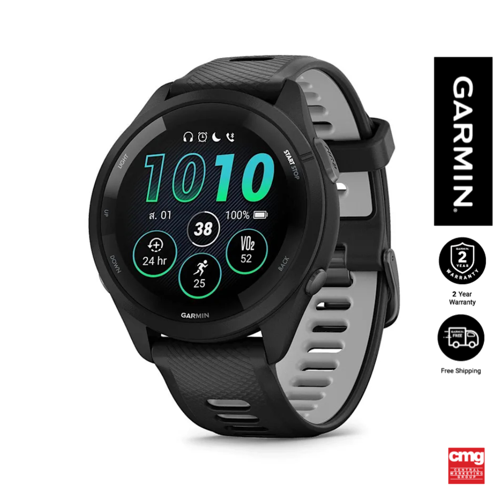 Garmin Forerunner 265 Music การ์มิน สมาร์ทวอทช์วิเคราะห์การวิ่ง (GARMIN by CMG)